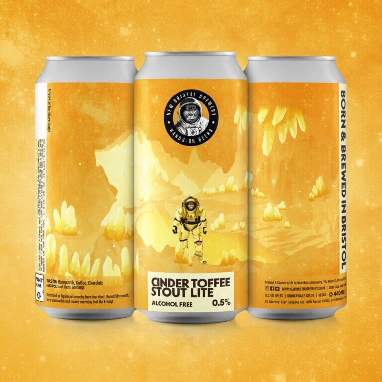 Cinder Toffee Stout Lite - Alcohol Free